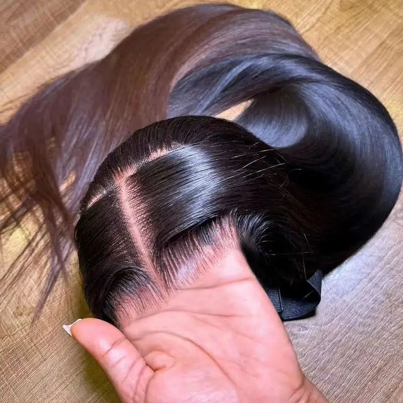 Wholesale Cuticle Aligned Remy Brazilian Natural Hair HD for Lace Glueless Lace Front Wigs Long Small Cap Size for Black Women