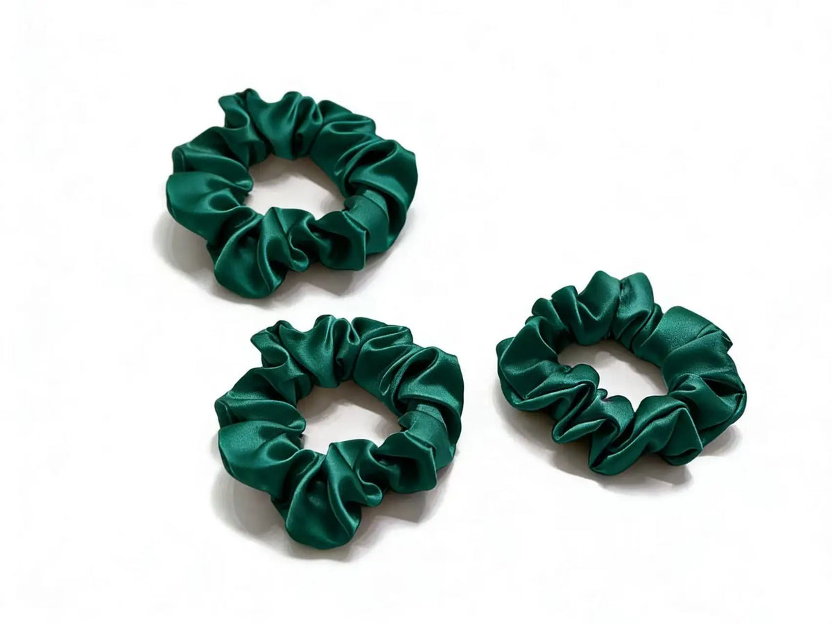 Best Glossy Luxury Hot Sale Classic Elegant Hairband 19mm Silk Scrunchie 3.5cm