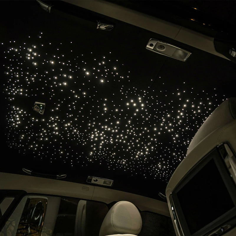 18W RGBW Twinkle Star & Shooting Meteor Starlight Headliner Fiber Optic Light Kit for Car Roof Led Atmosphere Lights