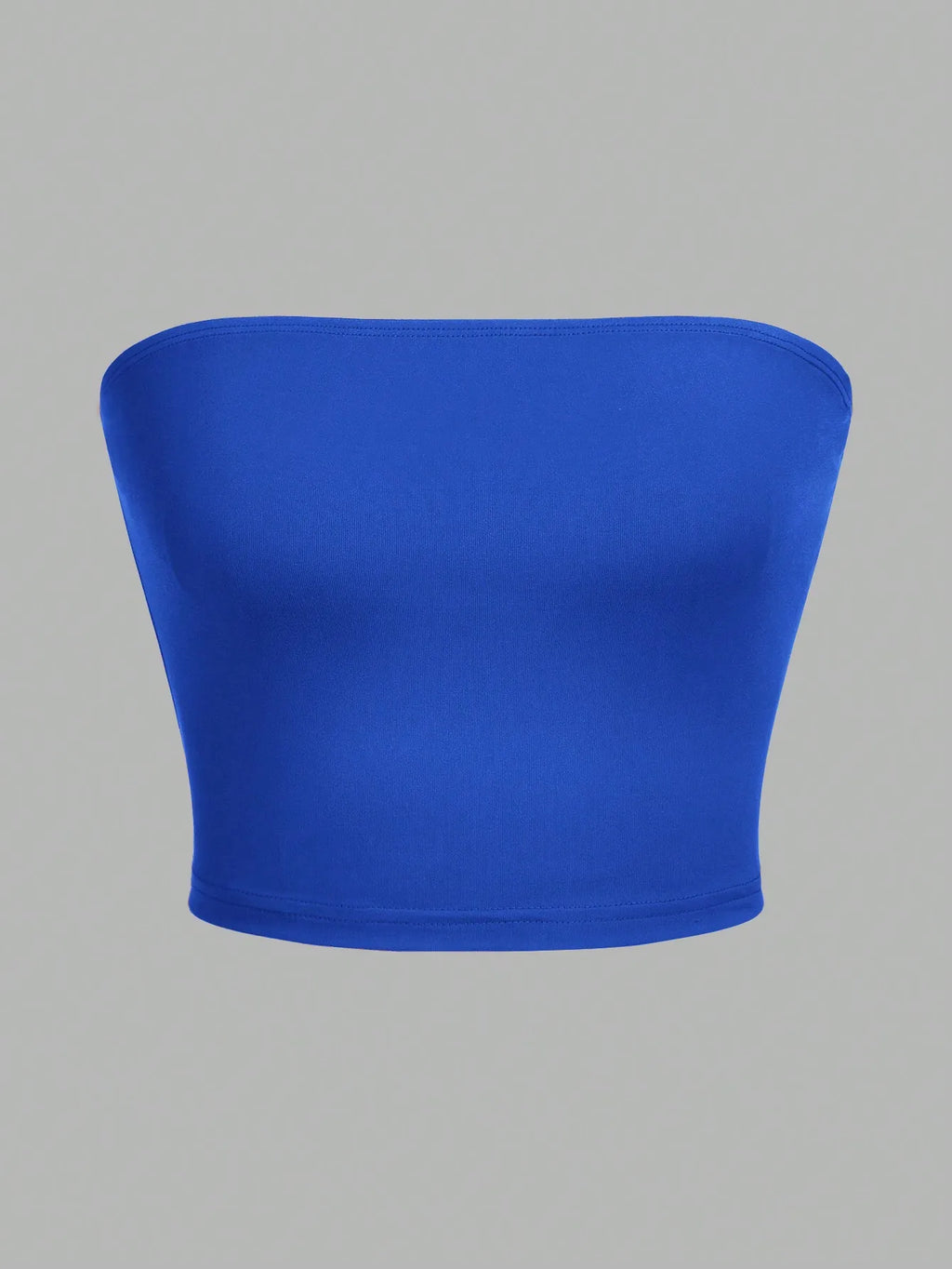Strapless Knit Bandeau Crop Top 🤍 | Sleeveless Wrapped Chest Top for Women