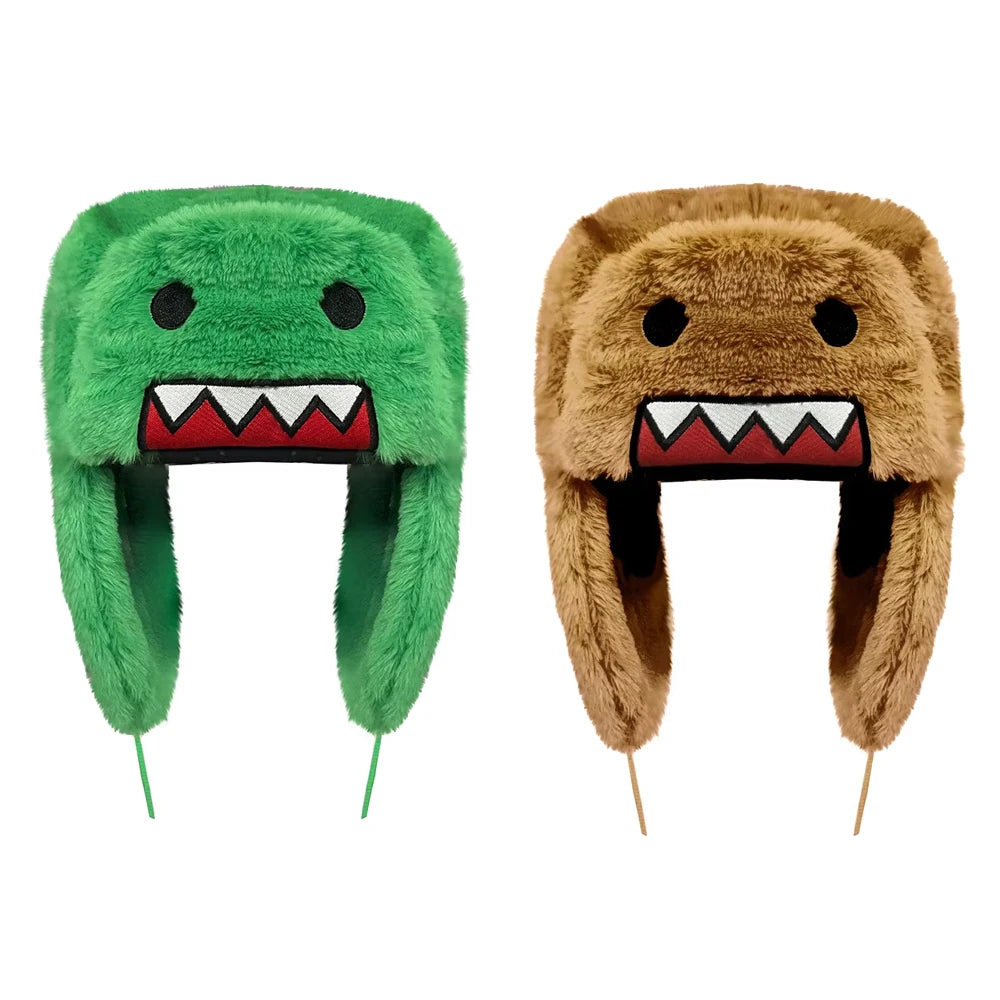 Cute Cartoon Winter Hat for Kids 🐻| Warm Ushanka Anime Cap for Boys & Girls