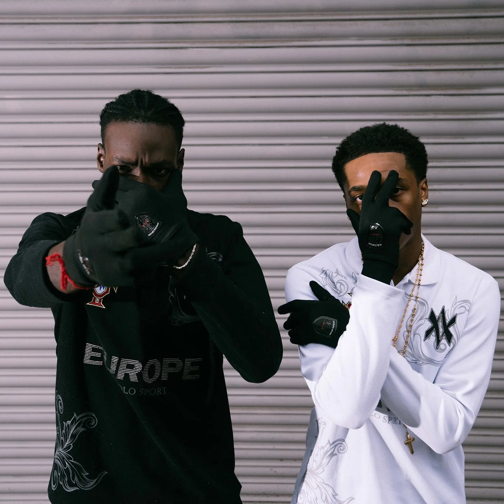 Retro Long Sleeve Polo Shirt Y2k Casual Loose Letter Pattern
