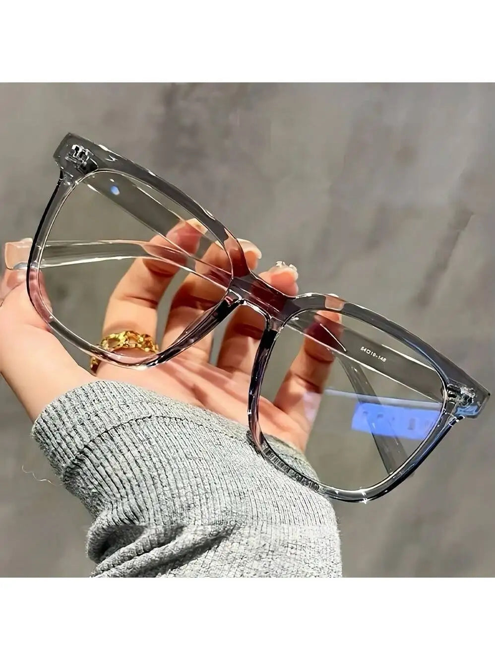Retro Square Glasses 👓✨ | Vintage-Inspired Clear Lens Fashion Eyewear