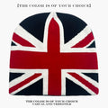 Union Jack Jacquard Knit Beanie 🇬🇧✨ | Warm Versatile Streetwear Hat for Men & Women