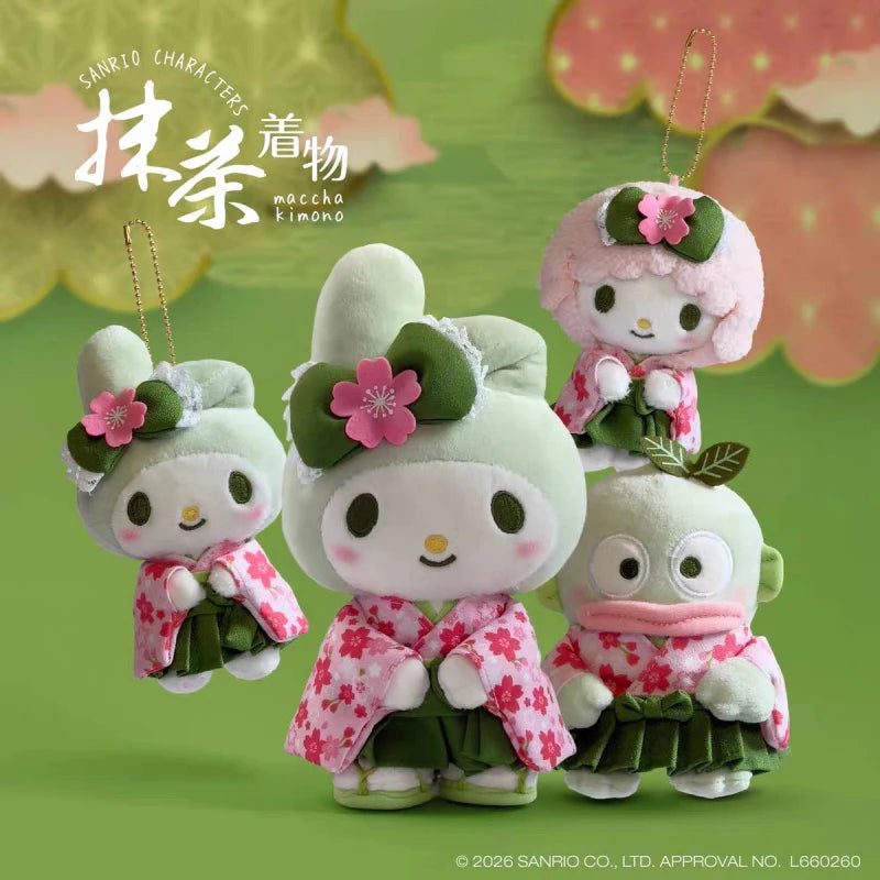 Hello Kitty Kimono Plush Backpack Keychain 🌸🐱 | Kawaii Bag Charm & Surprise Gift