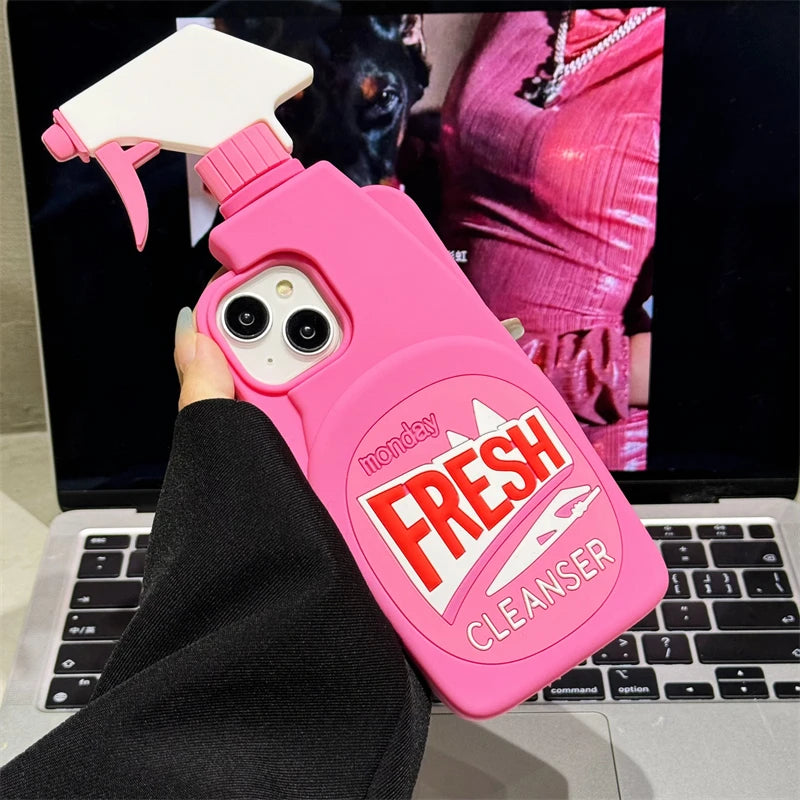 3D Cute Silicone iPhone Case ✨ | Shockproof Soft Cover for iPhone 11–17 Pro Max