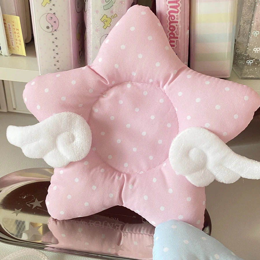 Cute Polka Dot Insulated Cup Coaster 🌟✨ | Thickened Star Wings Cotton Non-Slip Table Mat
