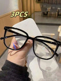 Retro Square Glasses 👓✨ | Vintage-Inspired Clear Lens Fashion Eyewear