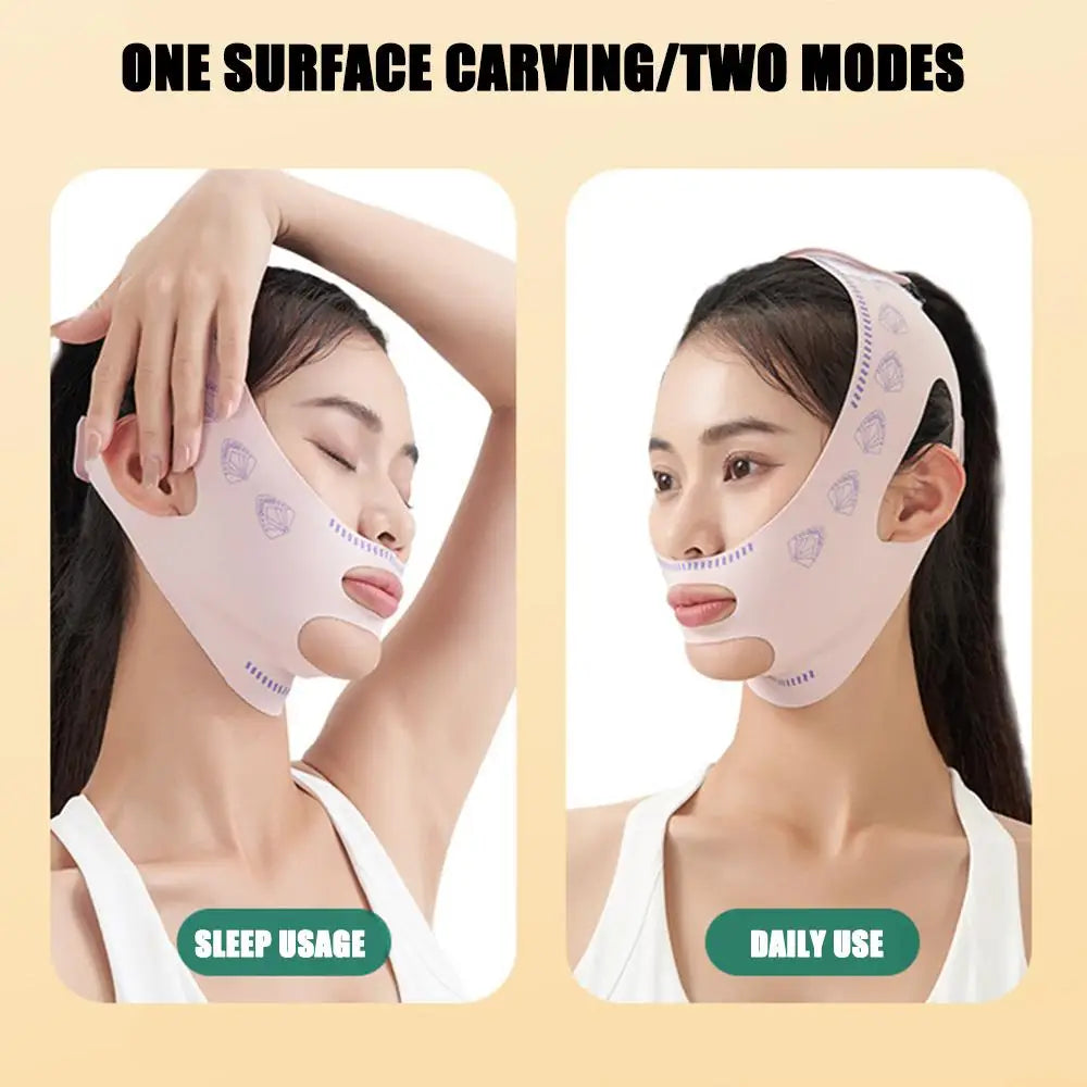 V-Line Face Lifting & Slimming Mask 💆‍♀️✨ | Chin & Cheek Tightening Band Anti-Wrinkle Sleep Mask