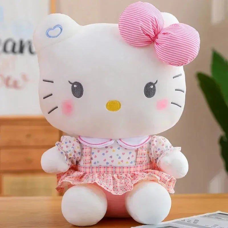 =2026 New Kawaii 25cm Sanrio Plush Toy Jade Dog Kuromi Dressing Doll Doll Plush Toy Stuffed Animal Patung Dolls Birthday Gift