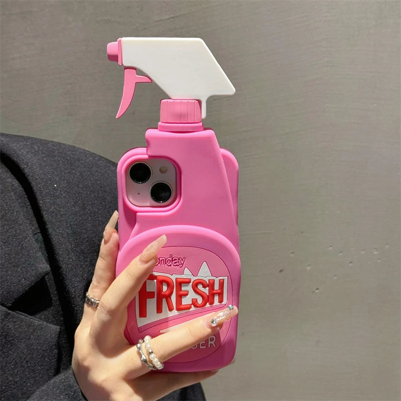 3D Cute Silicone iPhone Case ✨ | Shockproof Soft Cover for iPhone 11–17 Pro Max