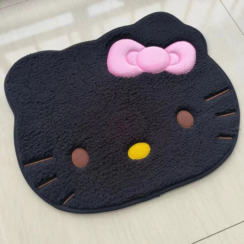 Hello Kitty Bathroom Mat 🐱♥️ | Soft Water-Absorbing Anti-Slip Flannel Doormat