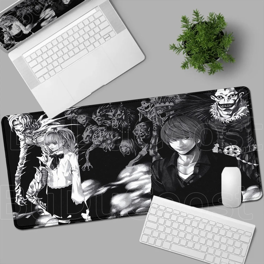 Death Note Anime Desk Mat 📓❤️‍🔥 | Misa Amane & Light Yagami Gaming Mouse Pad & Keyboard Mat