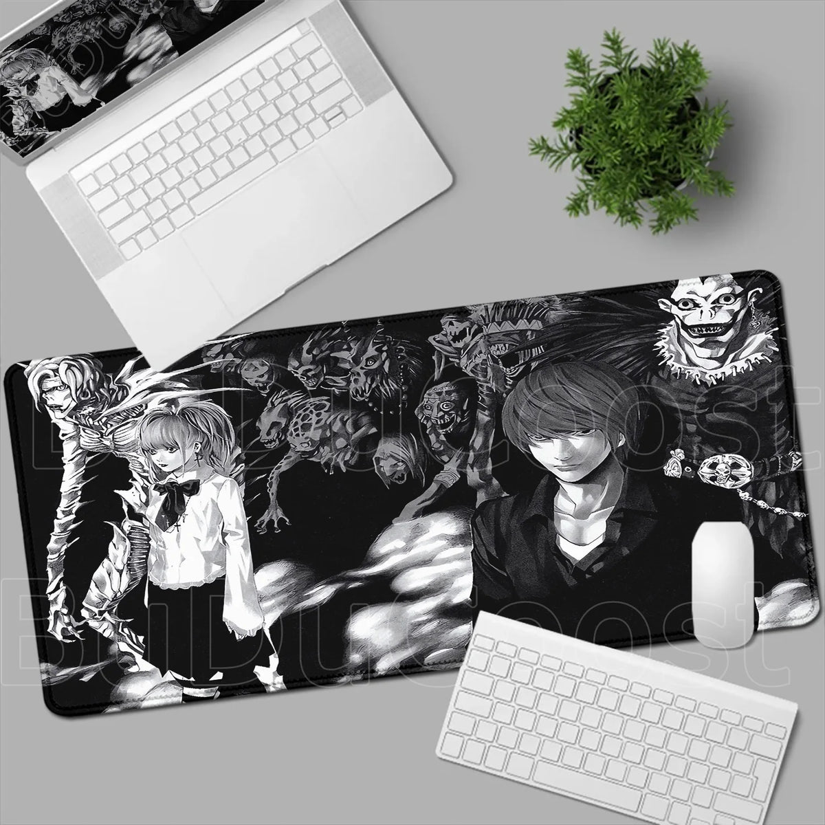 Death Note Anime Desk Mat 📓❤️‍🔥 | Misa Amane & Light Yagami Gaming Mouse Pad & Keyboard Mat
