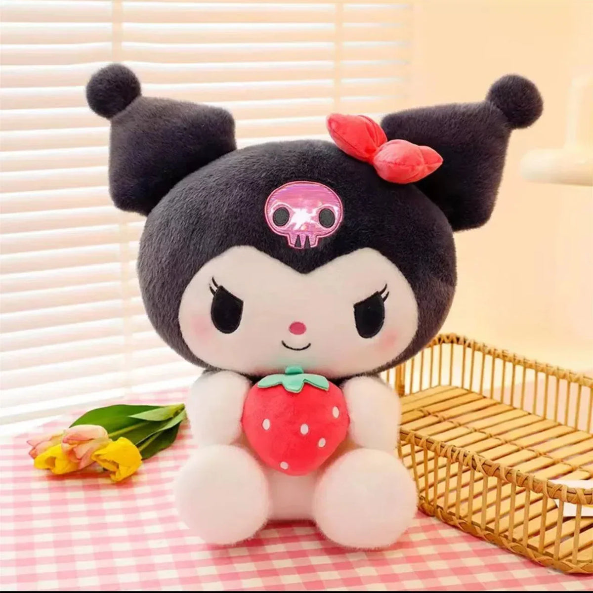 =2026 New Kawaii 25cm Sanrio Plush Toy Jade Dog Kuromi Dressing Doll Doll Plush Toy Stuffed Animal Patung Dolls Birthday Gift