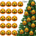 Halloween Hanging Ornaments Cute White Ghost And Orange Pumpkin Decoration Mini Plastic Halloween Tree Decorations Party Decor