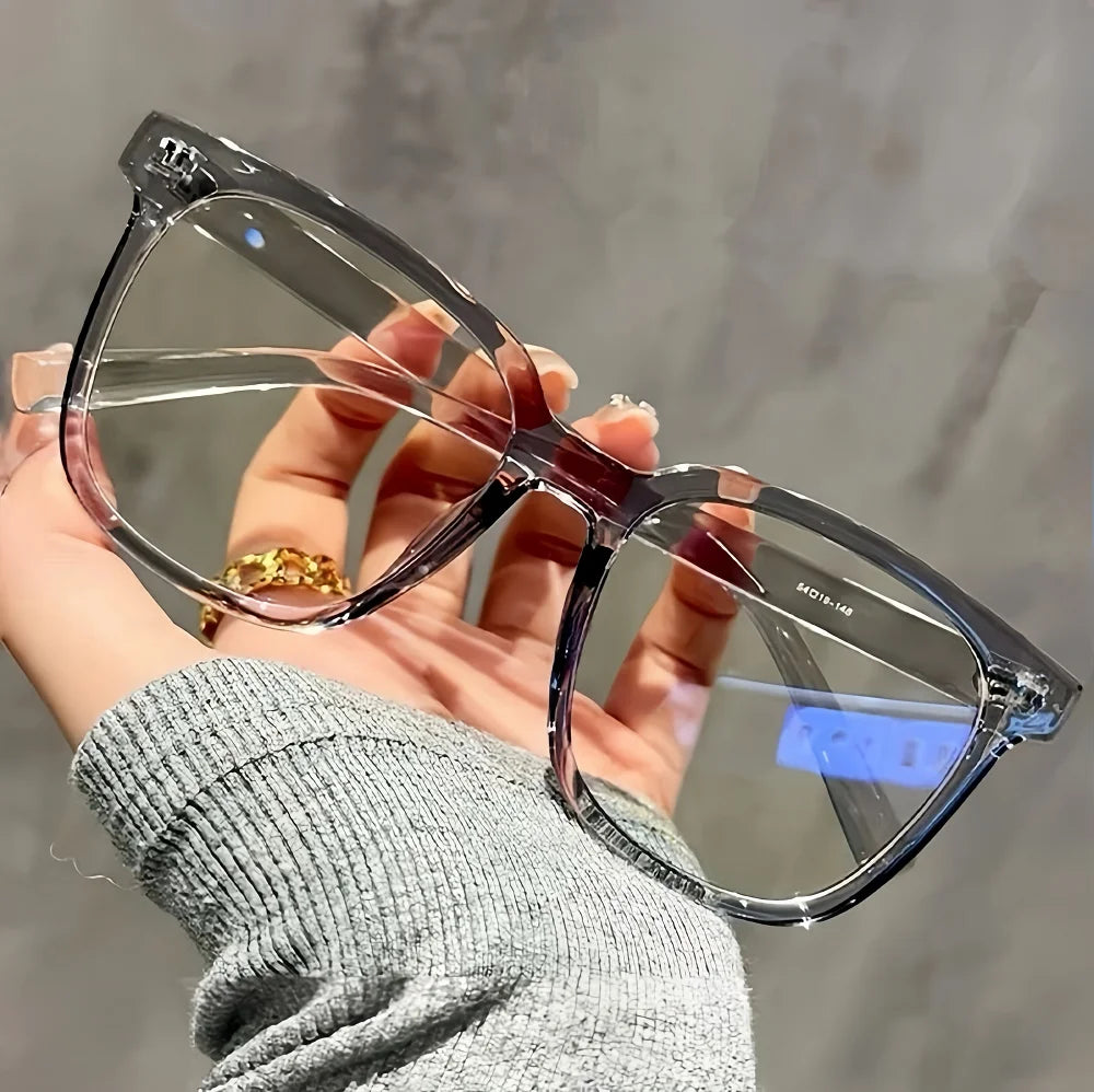 Retro Square Glasses 👓✨ | Vintage-Inspired Clear Lens Fashion Eyewear