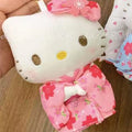 Hello Kitty Kimono Plush Bag Charm Keychain 🌸✨ | Kawaii Cherry Blossom Surprise Gift