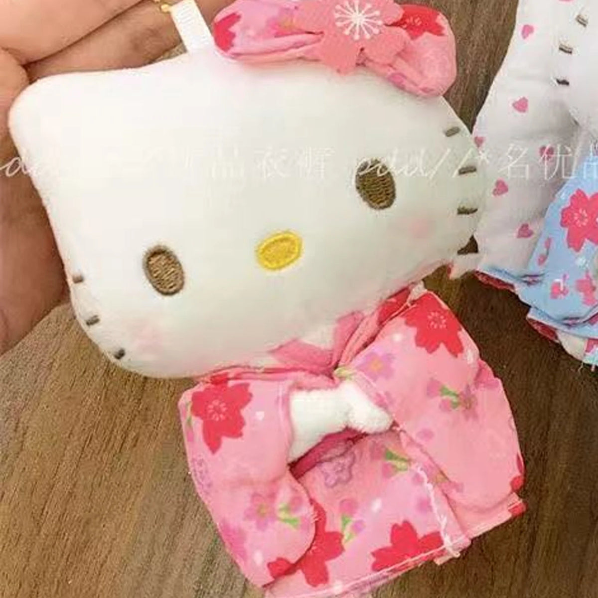 Hello Kitty Kimono Plush Bag Charm Keychain 🌸✨ | Kawaii Cherry Blossom Surprise Gift