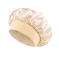 Wide-Brim Satin Sleep Bonnet 🌙✨ | Silk Hair Bonnet with Elastic Band for All Hair Types