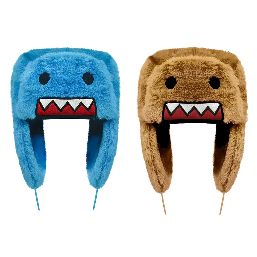 Cute Cartoon Winter Hat for Kids 🐻| Warm Ushanka Anime Cap for Boys & Girls