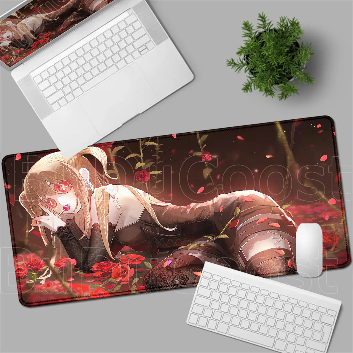 Death Note Anime Desk Mat 📓❤️‍🔥 | Misa Amane & Light Yagami Gaming Mouse Pad & Keyboard Mat