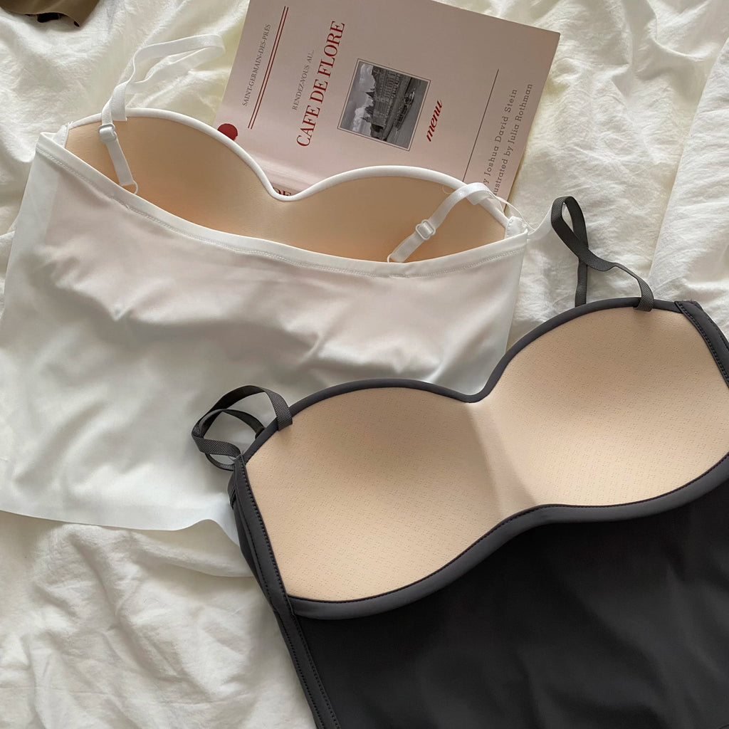 Seamless Knit Yoga Tank Bra 🧘‍♀️ | U-Back Sports Vest with Built-In Chest Pad