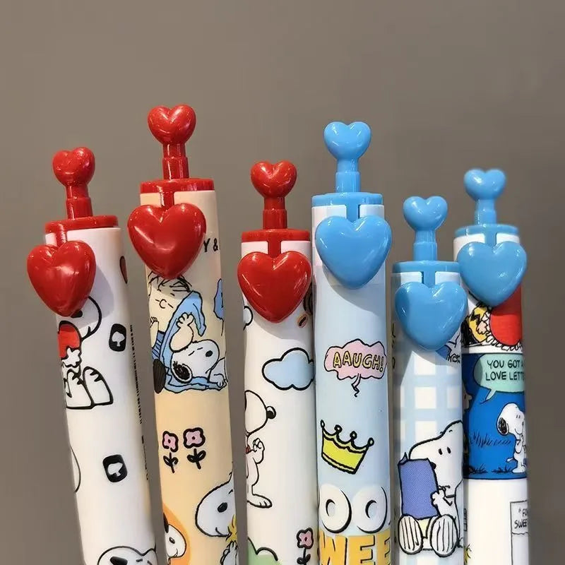 Snoopy & Friends Kawaii Gel Pen 🐾✒️ | Cute Cartoon Quick-Dry Stationery for School & Desk