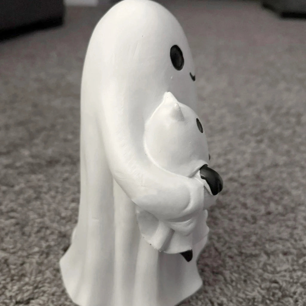 Spooky Ghost Resin Ornament 👻🎃 | Halloween Decor for Home, Garden & Dashboard