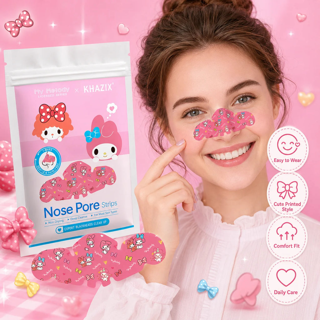 Blackhead Nose Cleansing Strips 🌸✨ | Soft Peel-Off Facial Pore Strips for Smooth Skin