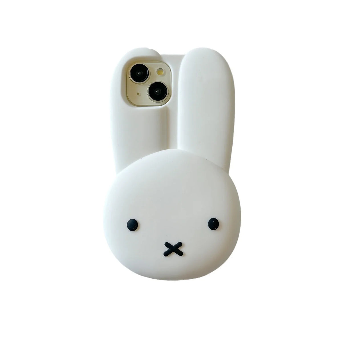 Cute Miffy Phone Case Silicone 17/16/15/14/13/12/11ProMax Kawaii Iphone Anti Drop Simple All Wrap Soft Case Gift Toy