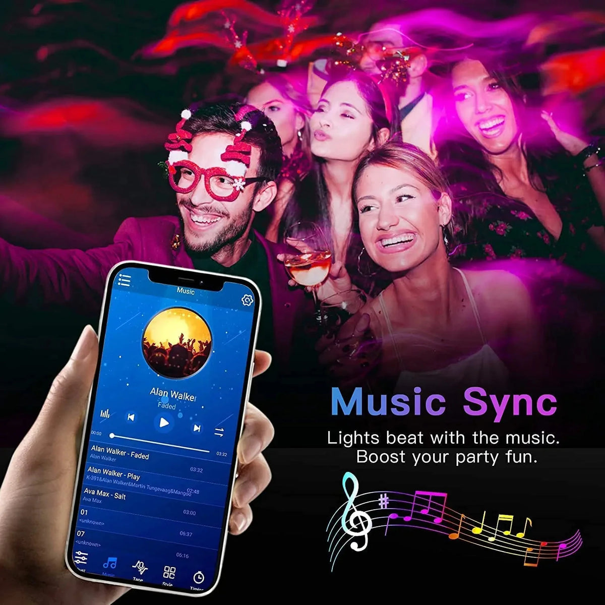 Bluetooth LED Strip Lights 🌈 | App & Remote Control Smart Lights for TV, Gaming & Room Decor
