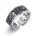 1Pcs Bague Homme Rings Cross Figure Para Hombres Jewelry Vintage Y2k Anel Punk Gothic Couple Ring Adjustable Nuevo En Anill