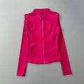 Women Full Zip Long Sleeve Athletic Jacket Thumb Holes Slim Fit Quick Dry Running Gym Yoga Fitness Sports jacket