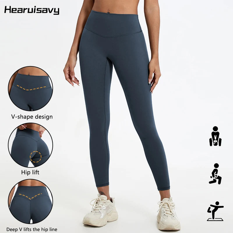 High-Waist Push-Up Yoga Leggings 🧘‍♀️💪 | Women's Soft Gym Running Workout Tights