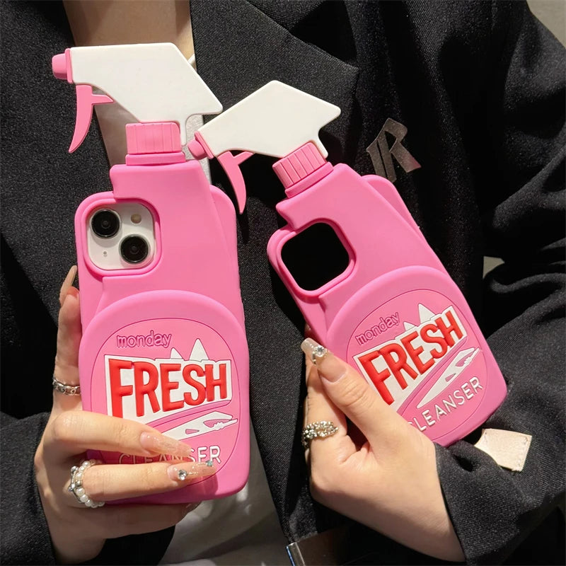 3D Cute Silicone iPhone Case ✨ | Shockproof Soft Cover for iPhone 11–17 Pro Max