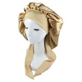 Satin Sleep Bonnet 🌙✨ | Unisex Silk Hair Care Nightcap for Women & Men