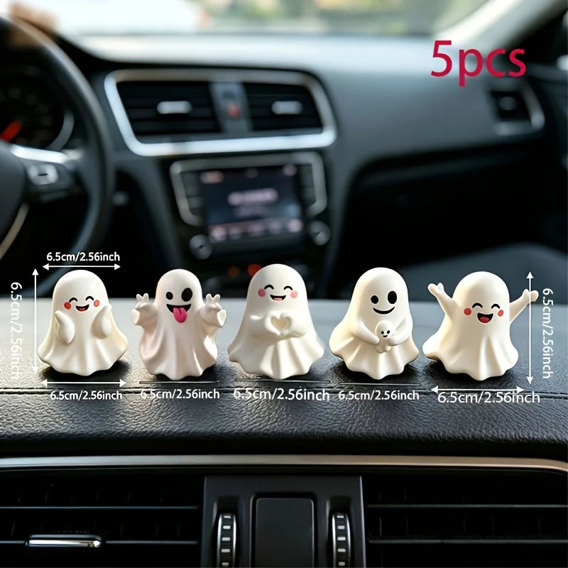 Halloween Mini Figurine Set 👻🎃 | Cute Spooky Tabletop Ornaments for Home & Office