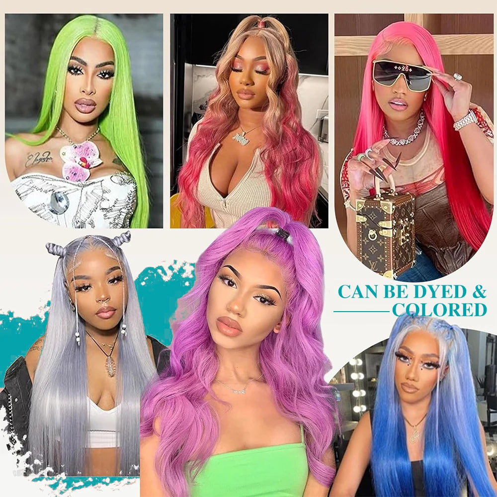 613 Blonde HD Lace Front Wig 46" 👱‍♀️✨ | 13x4 13x6 Transparent Full Lace Straight Human Hair Wig