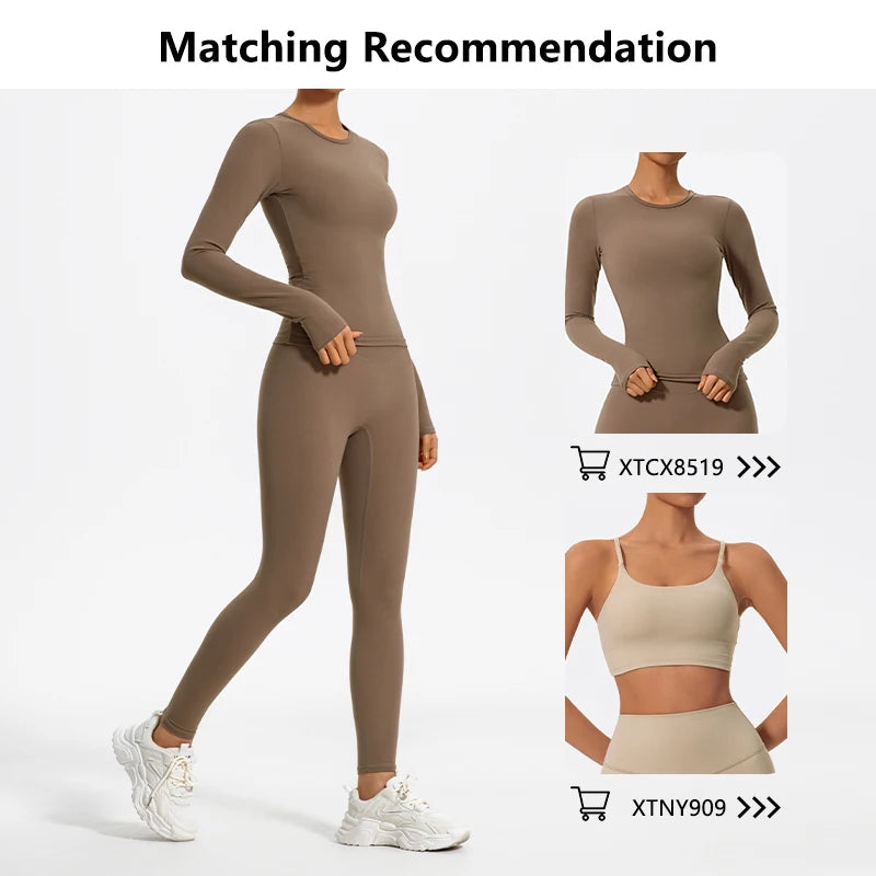 High-Waist Push-Up Yoga Leggings 🧘‍♀️💪 | Women's Soft Gym Running Workout Tights