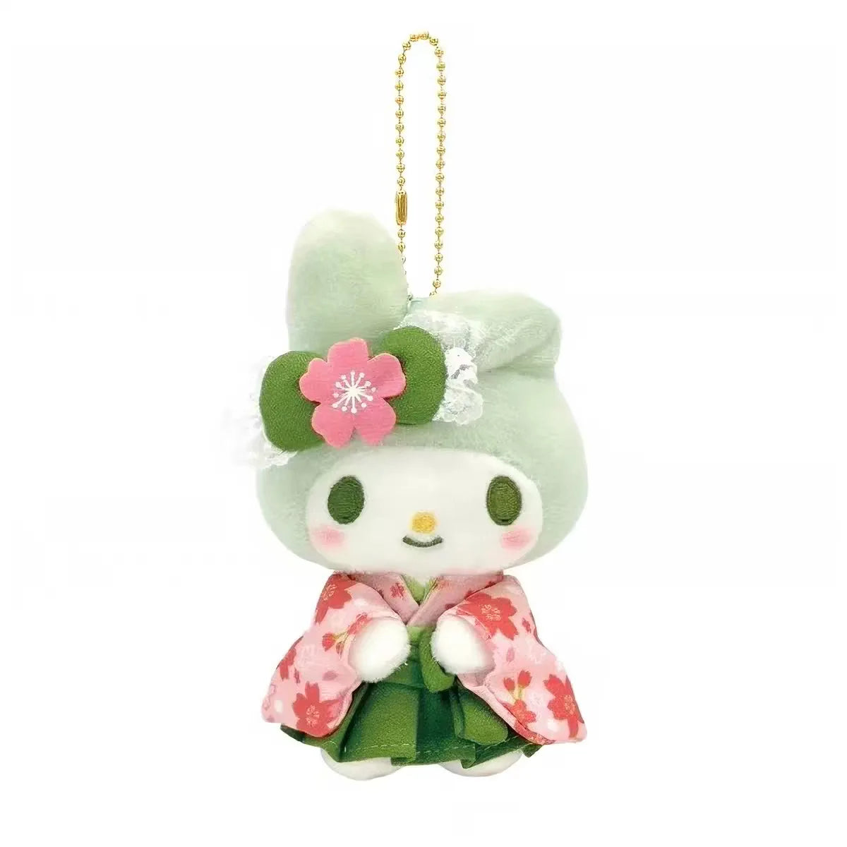 Hello Kitty Kimono Plush Backpack Keychain 🌸🐱 | Kawaii Bag Charm & Surprise Gift