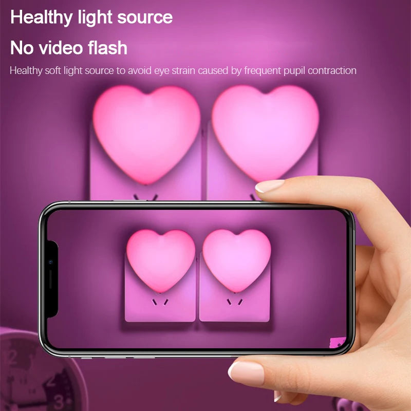 LED Sensor Night Light 💡✨ | Auto Motion-Activated Energy-Saving Plug-In Nightlight for Kids & Stairs