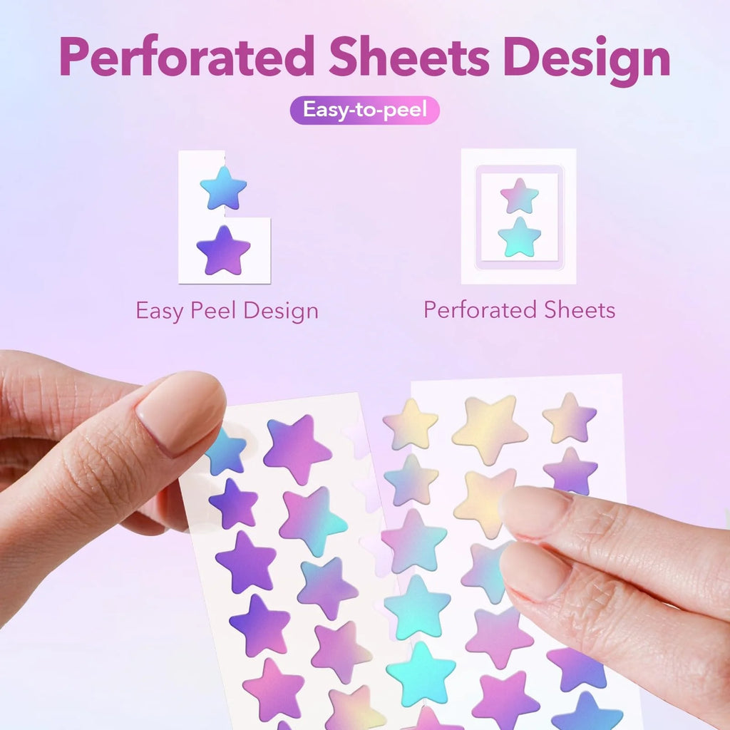 Starry Pimple Patches (280 ct) ⭐🌸 | Hydrocolloid Acne Patches for Overnight Blemish Care