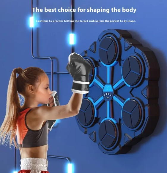 Smart Boxing Target Machine 🥊✨ | Interactive Punch Reflex Trainer for Stress Relief & Cardio Fitness